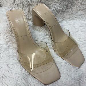 ZARA CLEAR HEELS